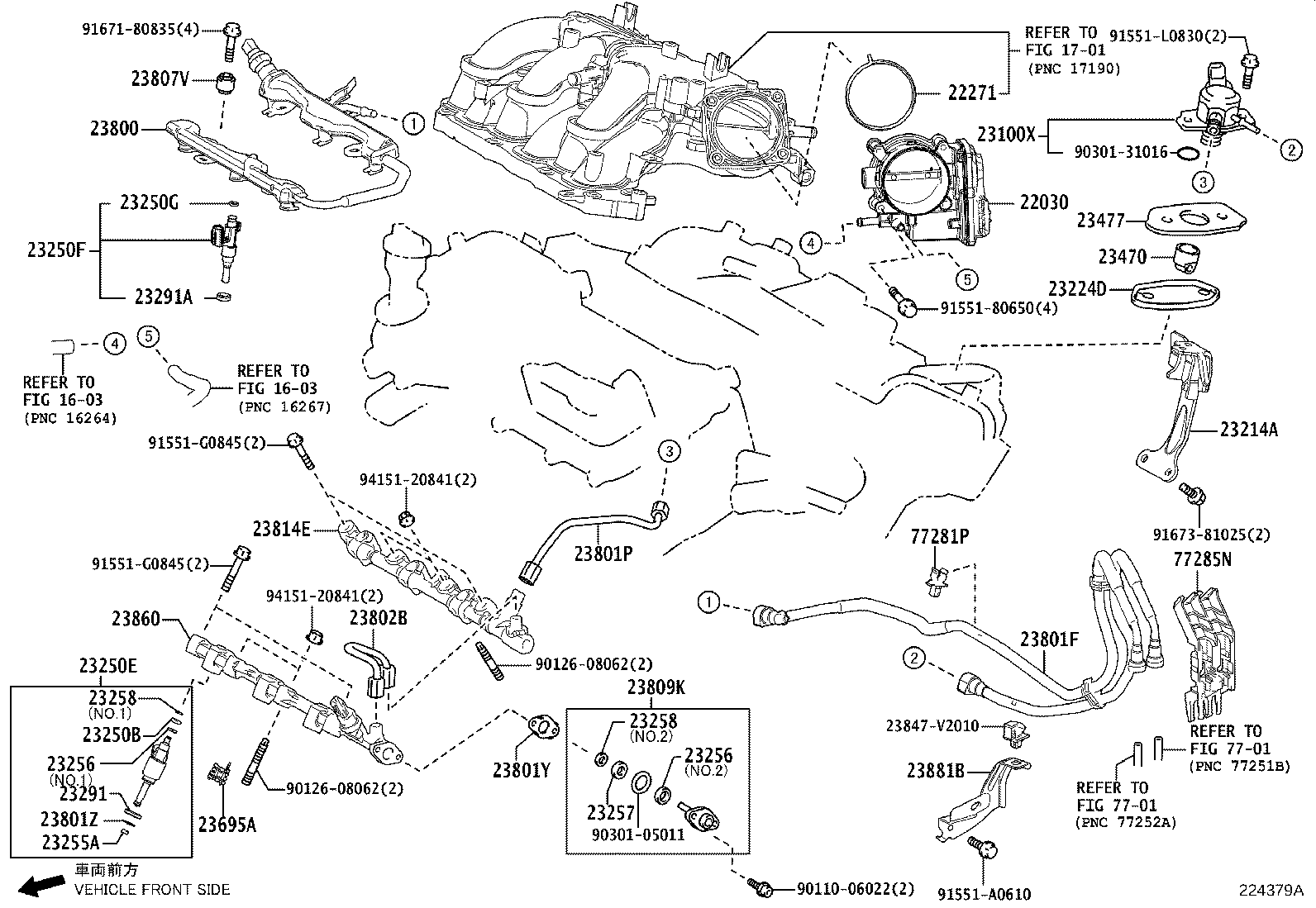 23881-31080 BRACKET, FUEL HOSE product image