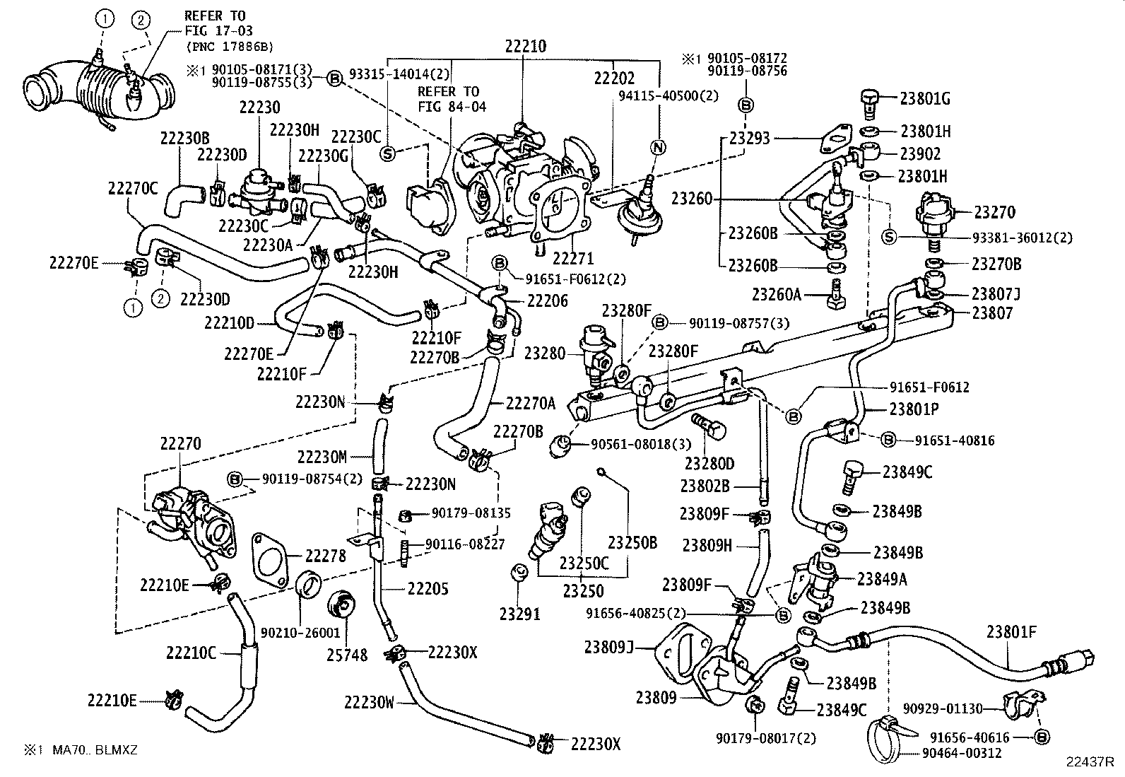 22271-88400 GASKET, THROTTLE BODY product image