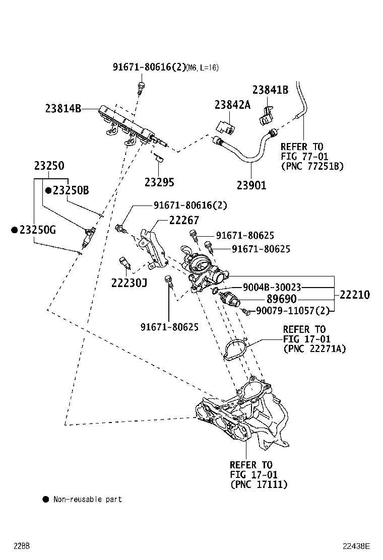 22030-BZ020 BODY ASSY, THROTTLE W/MOTOR product image