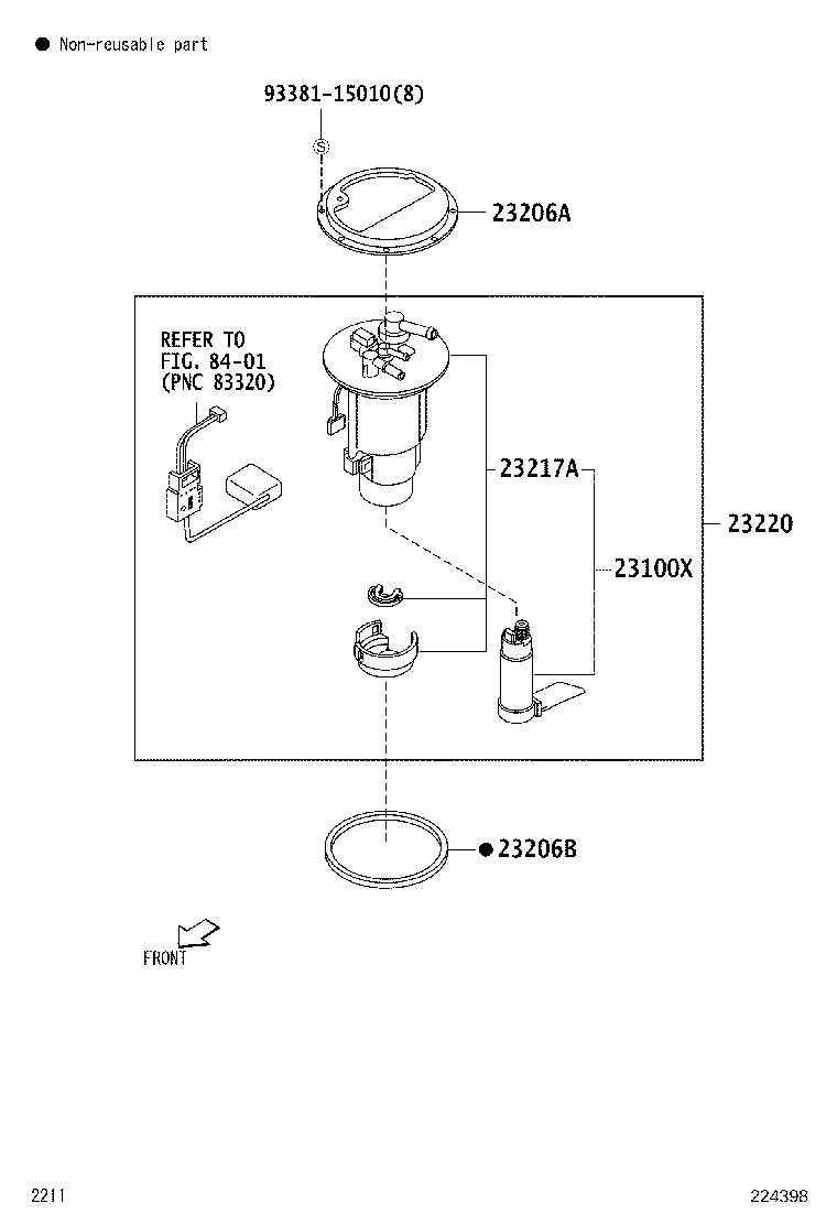 23209-B9040 INJECTOR ASSY, FUEL product image