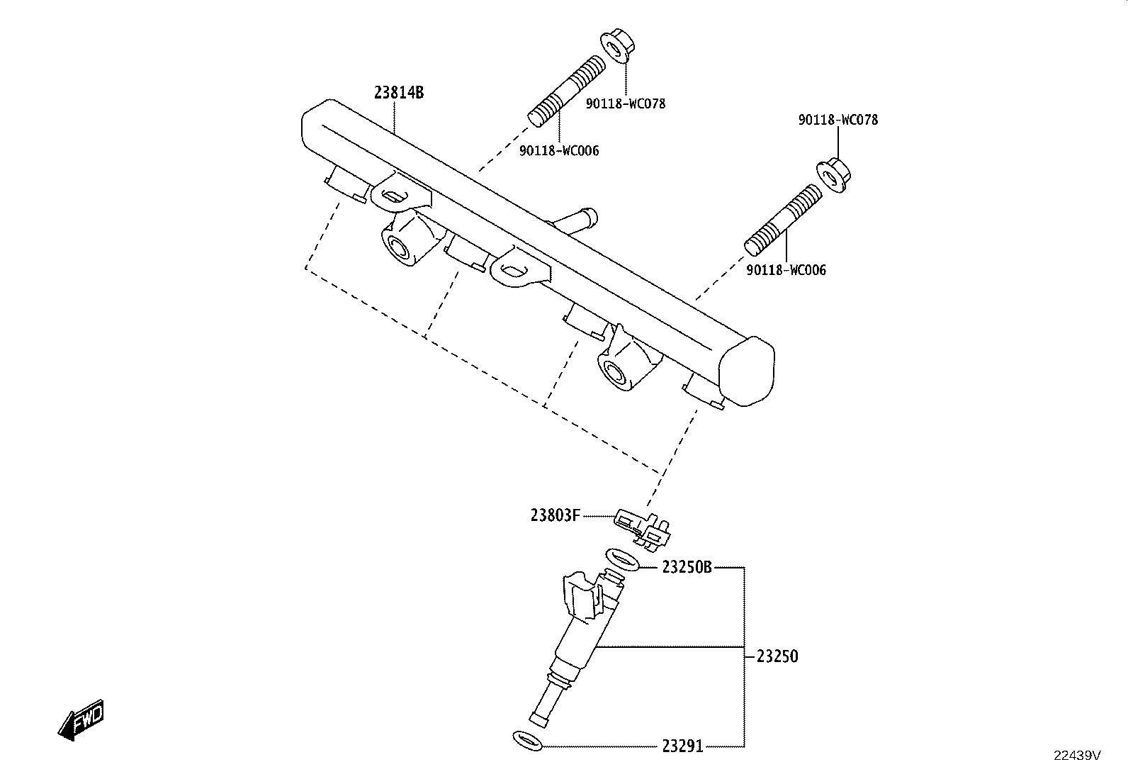 23901-WC025 HOSE, FUEL product image