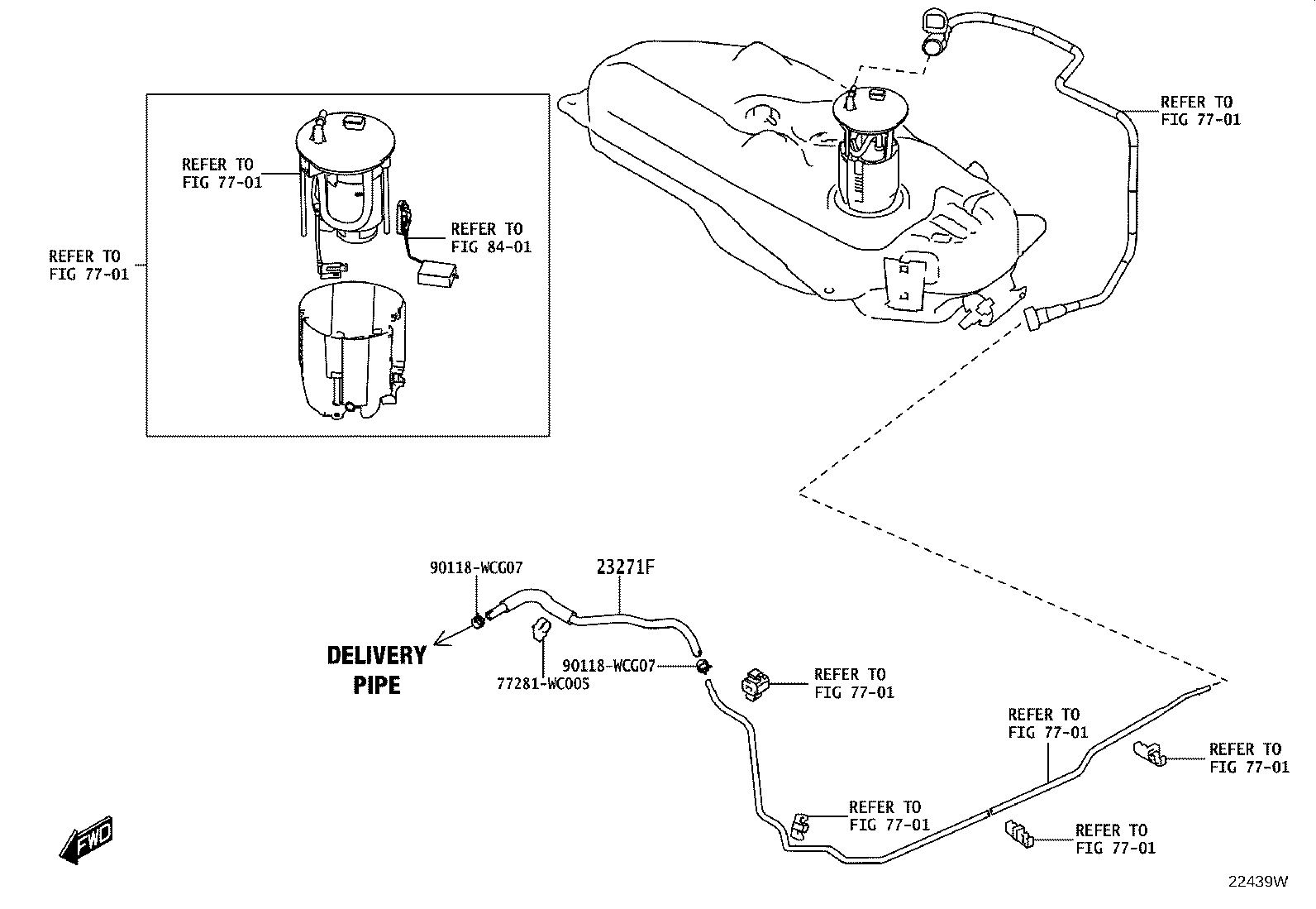 23901-WC025 HOSE, FUEL product image