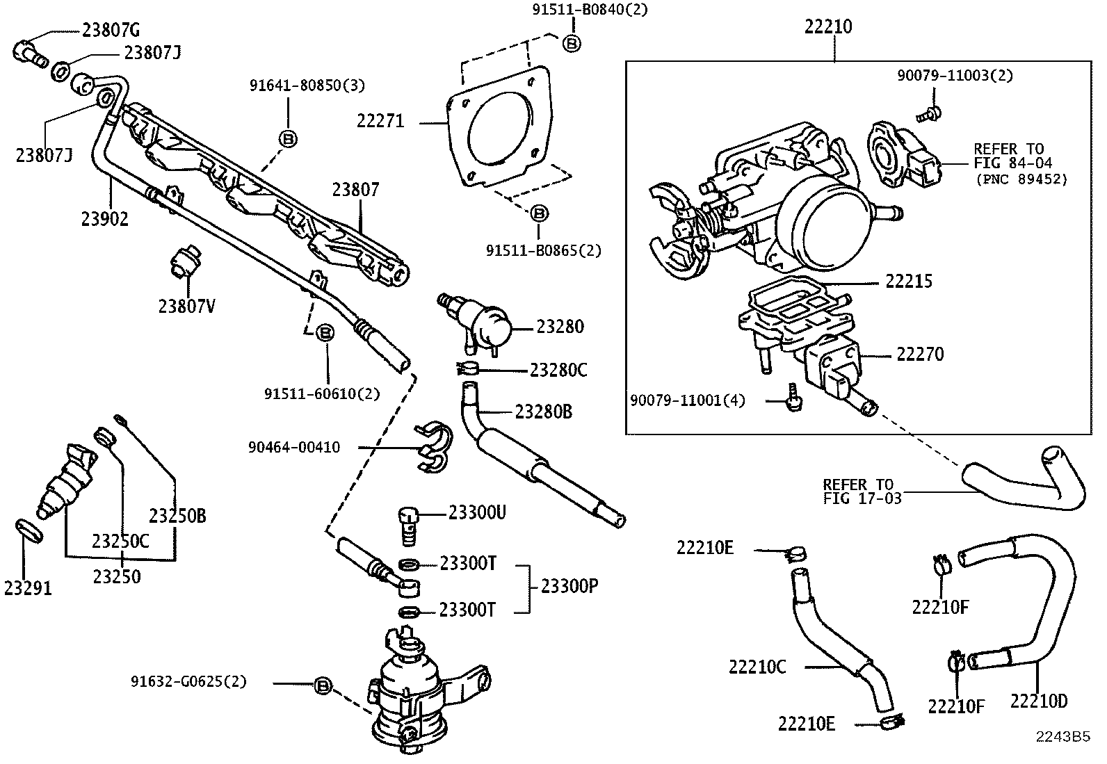 23901-88561 TUBE SUB-ASSY, FUEL product image