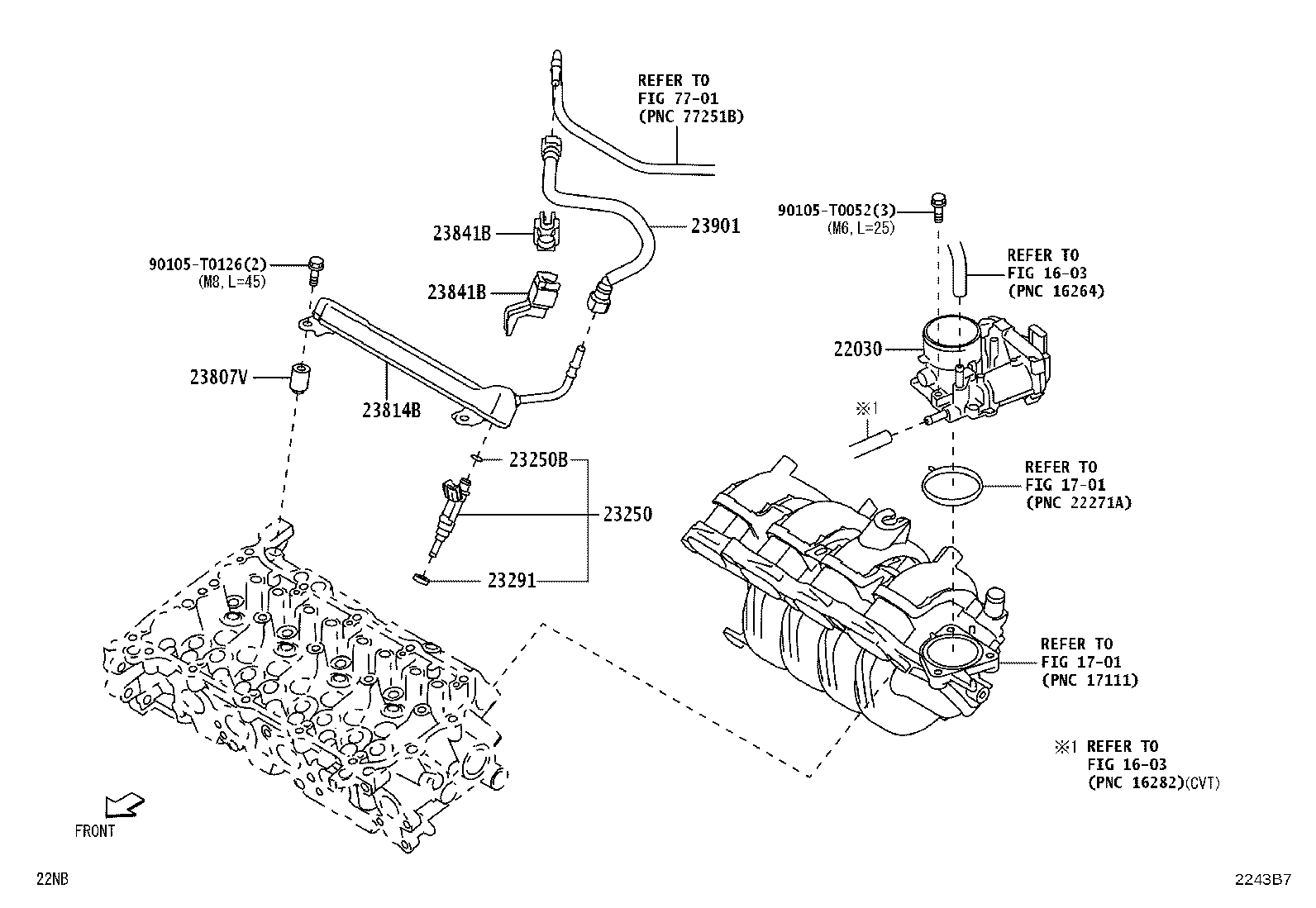 23209-B0010 INJECTOR ASSY, FUEL product image