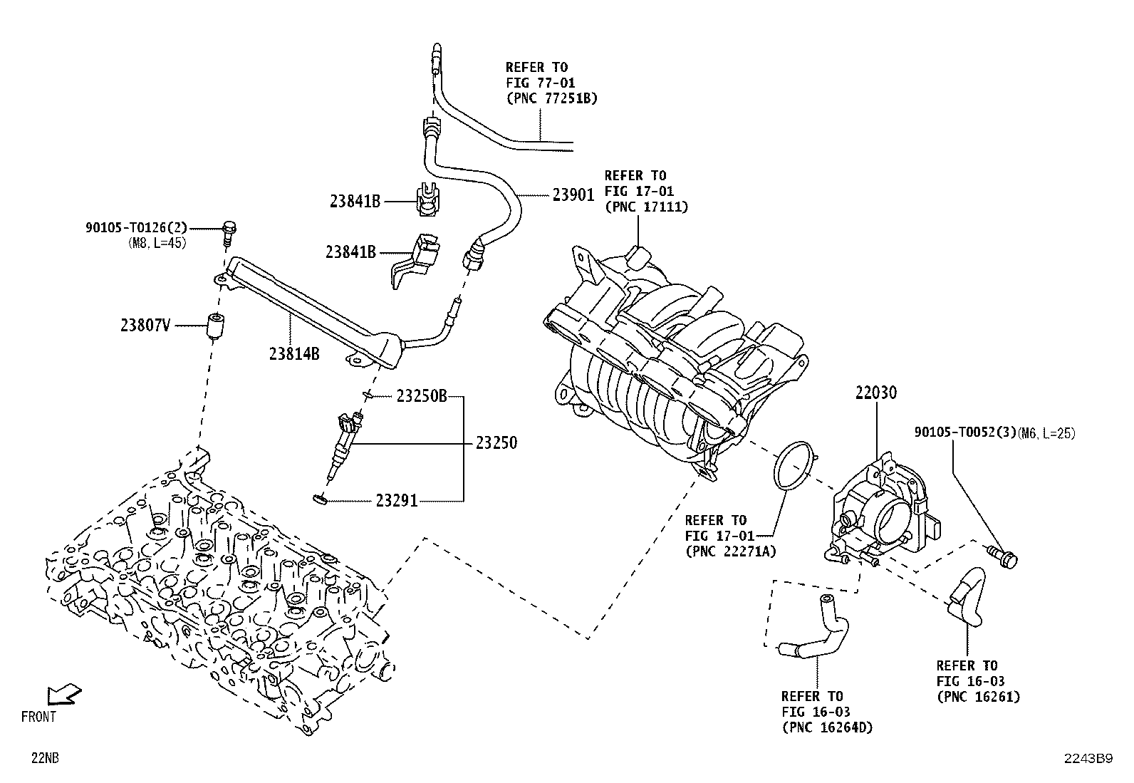 23209-B0010 INJECTOR ASSY, FUEL product image