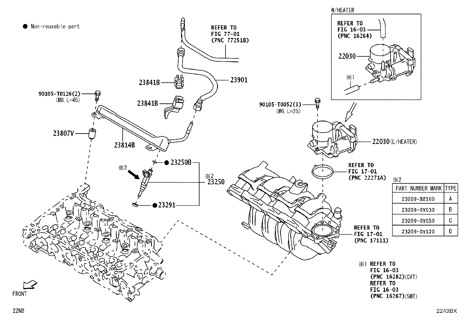 23209-B9130 INJECTOR ASSY, FUEL product image