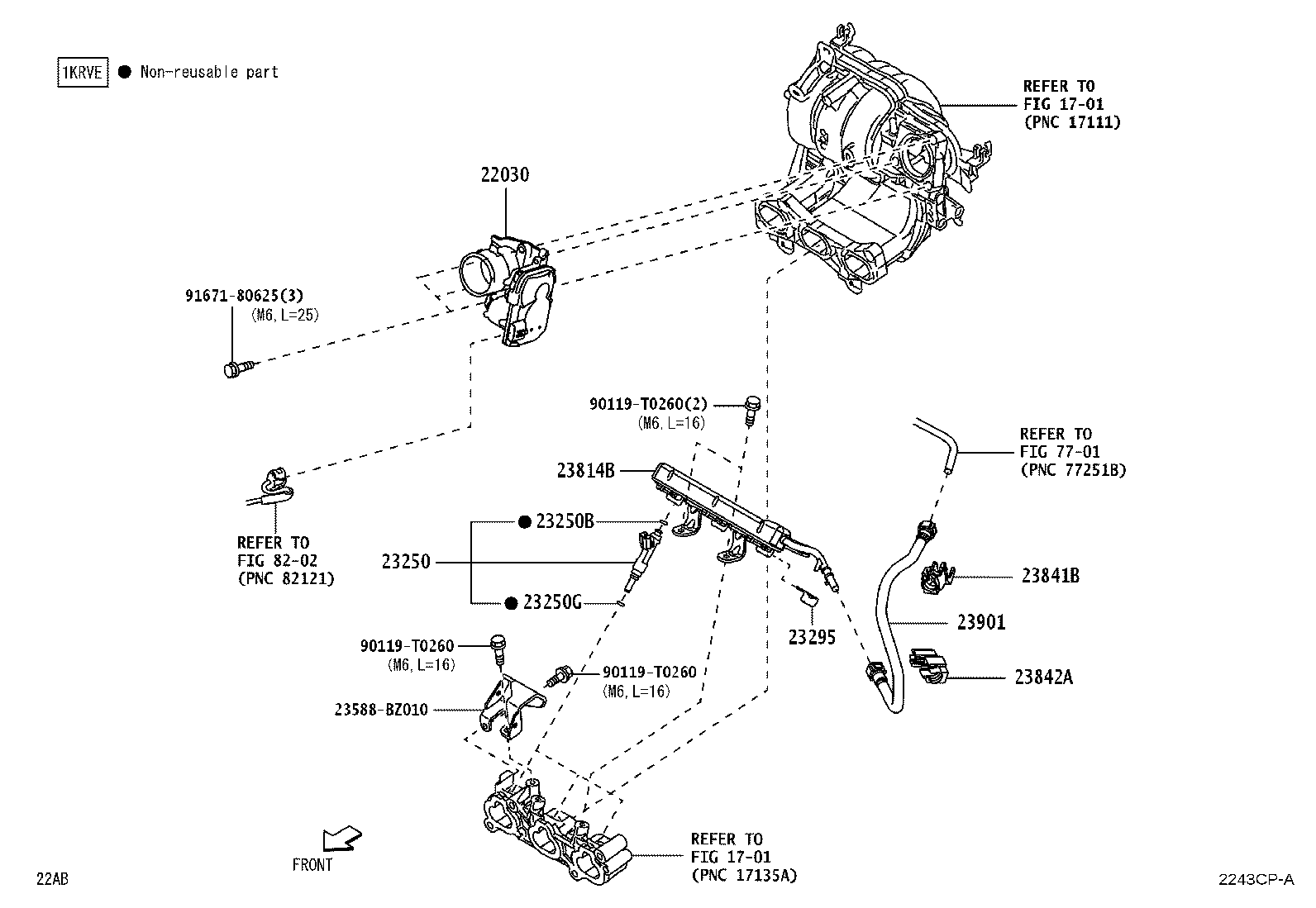 22030-BZ141 BODY ASSY, THROTTLE W/MOTOR product image