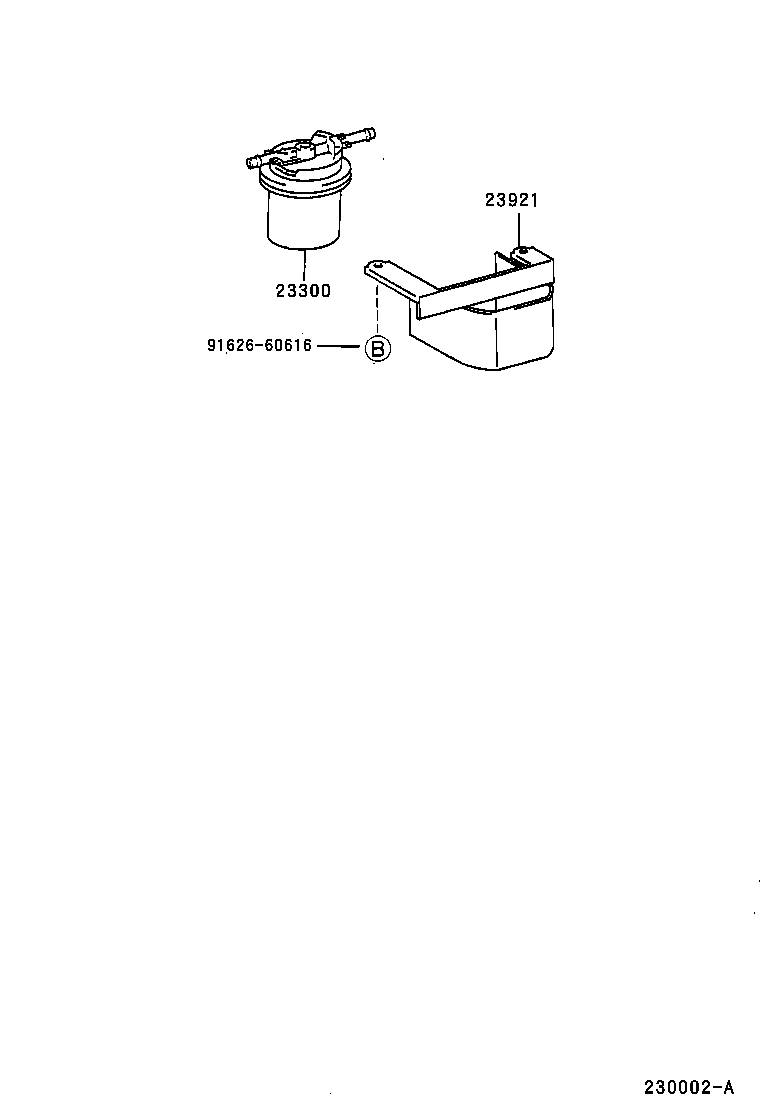 23921-75020 SUPPORT, FUEL FILTER product image
