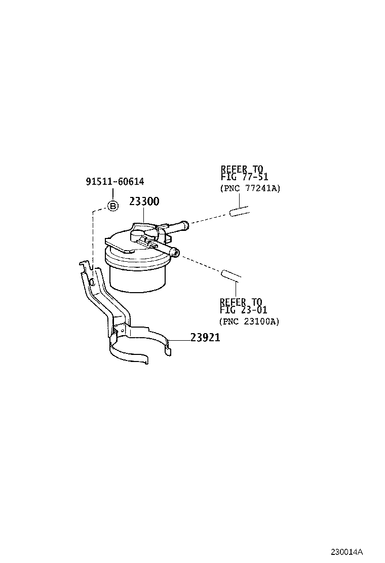 23921-13030 SUPPORT, FUEL FILTER product image