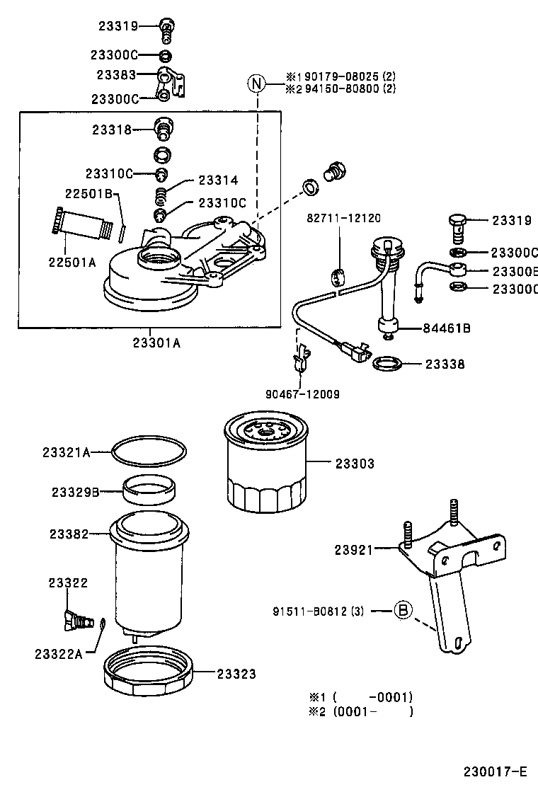 23921-54500 SUPPORT, FUEL FILTER product image