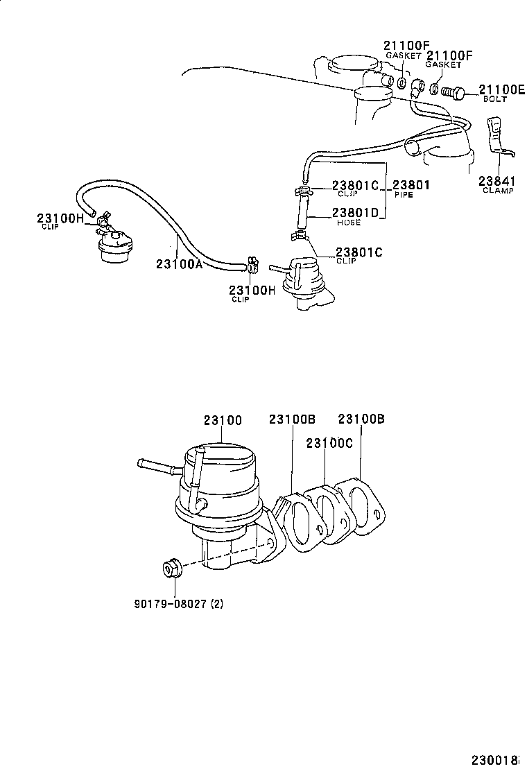 90080-92015 GASKET, FUEL PUMP product image