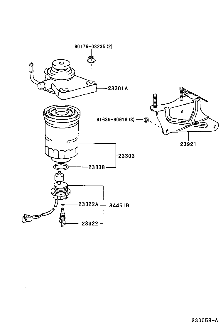 23921-55090 SUPPORT, FUEL FILTER product image