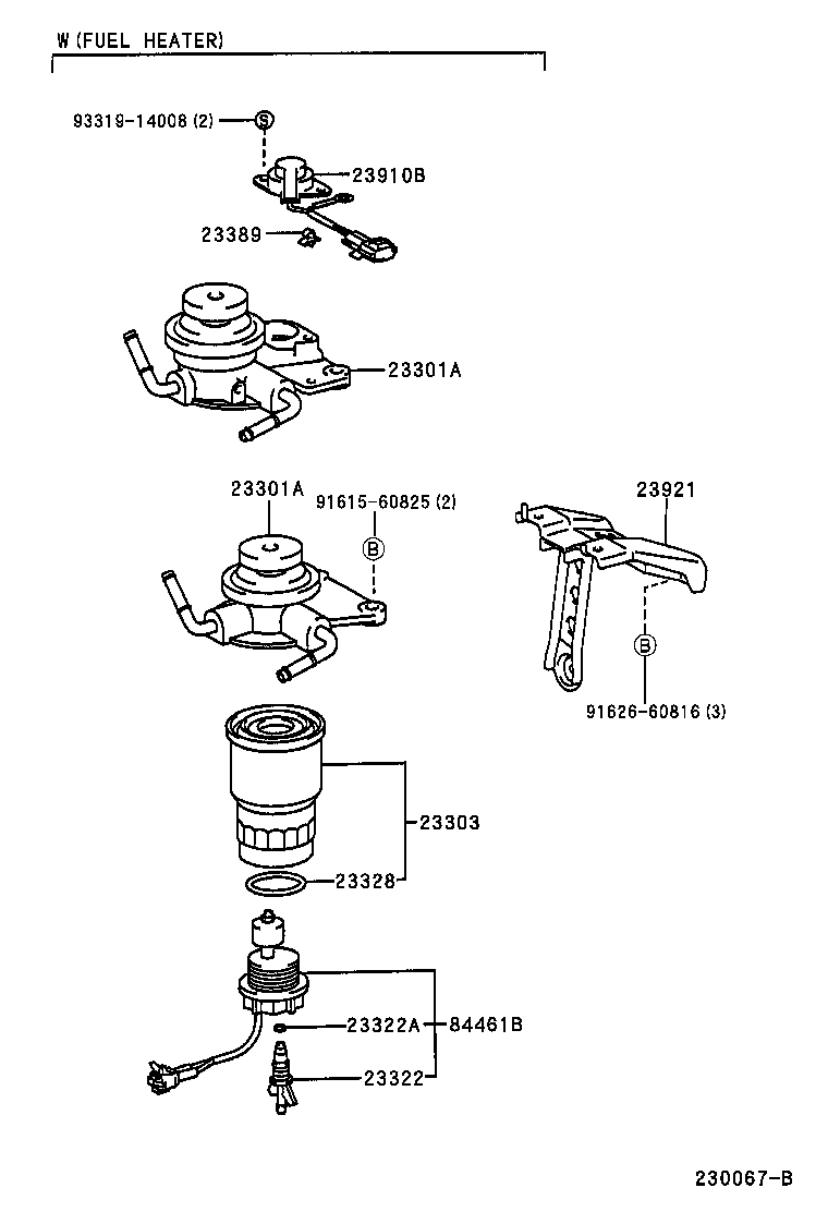 23921-64280 SUPPORT, FUEL FILTER product image