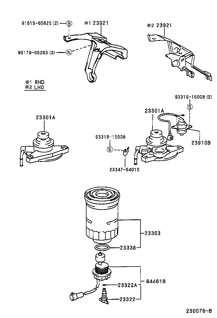 23921-27010 SUPPORT, FUEL FILTER product image
