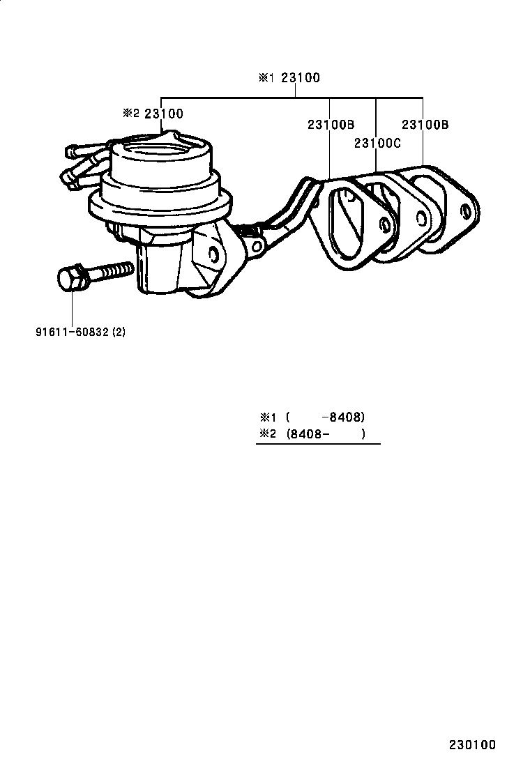 23100-79045 PUMP ASSY, FUEL product image