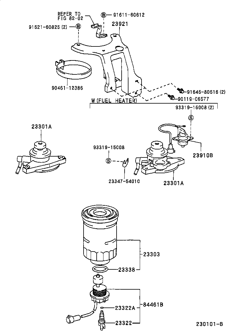 23921-64180 SUPPORT, FUEL FILTER product image