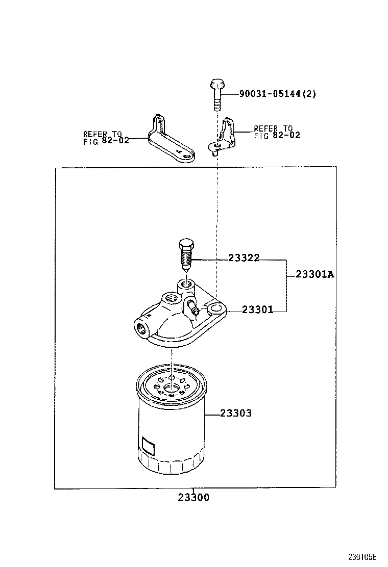 23921-78080 SUPPORT, FUEL FILTER product image