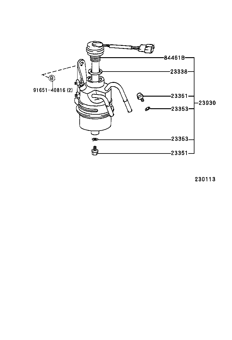 95332-10070 HOSE, FUEL product image