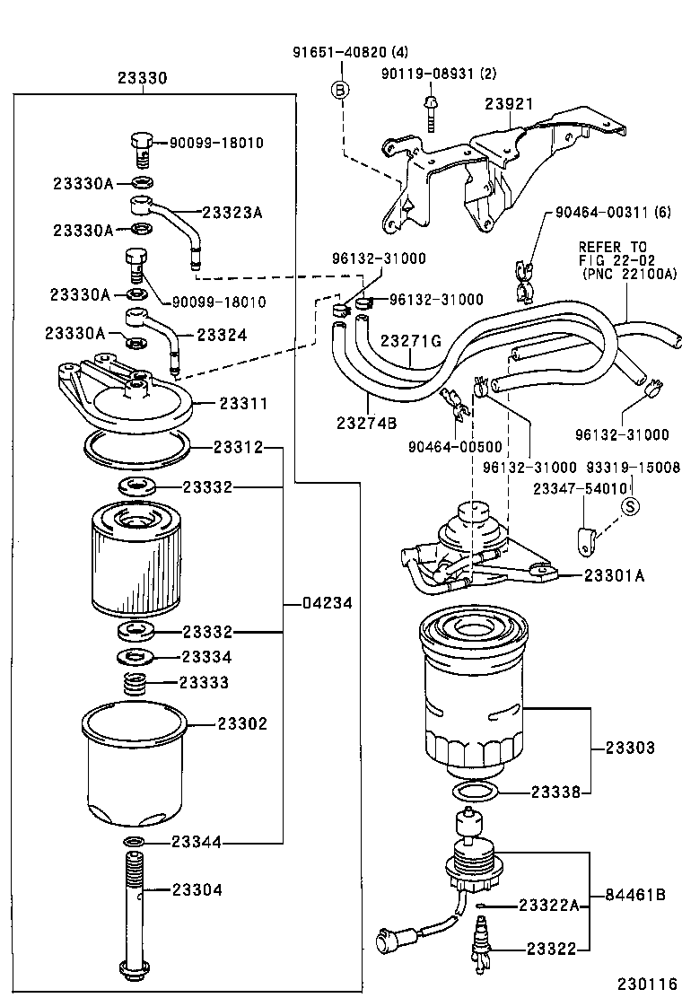 95332-10070 HOSE, FUEL product image