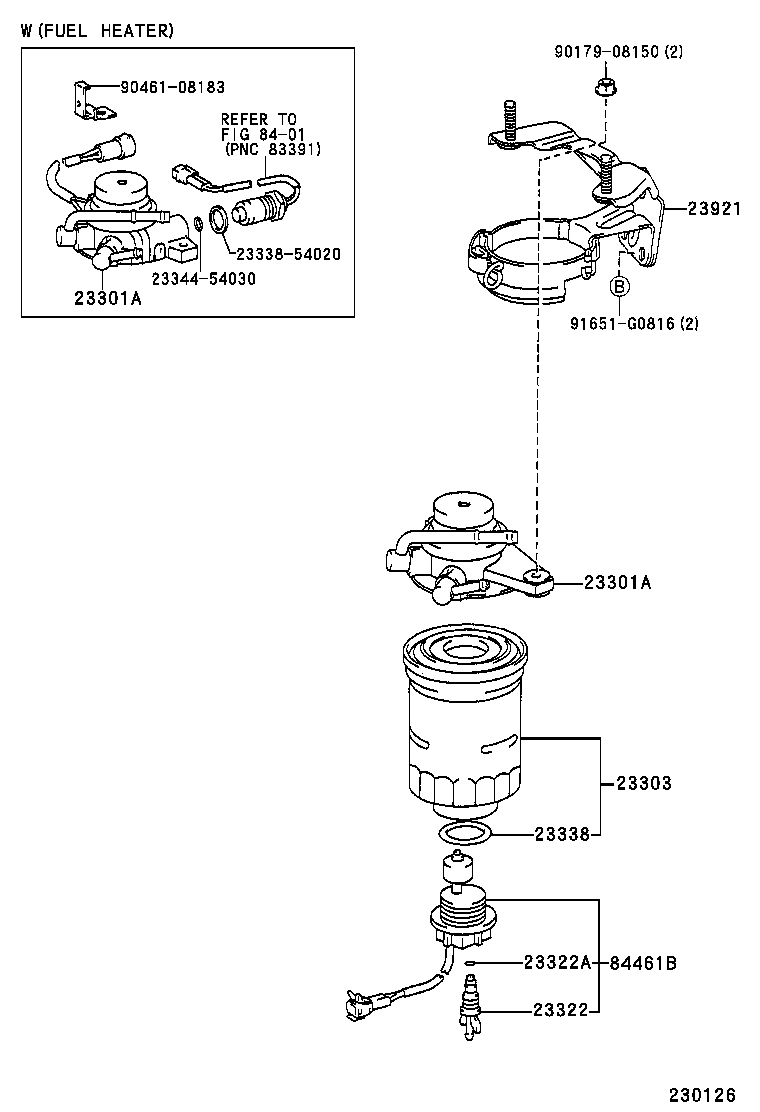 23921-72010 SUPPORT, FUEL FILTER product image