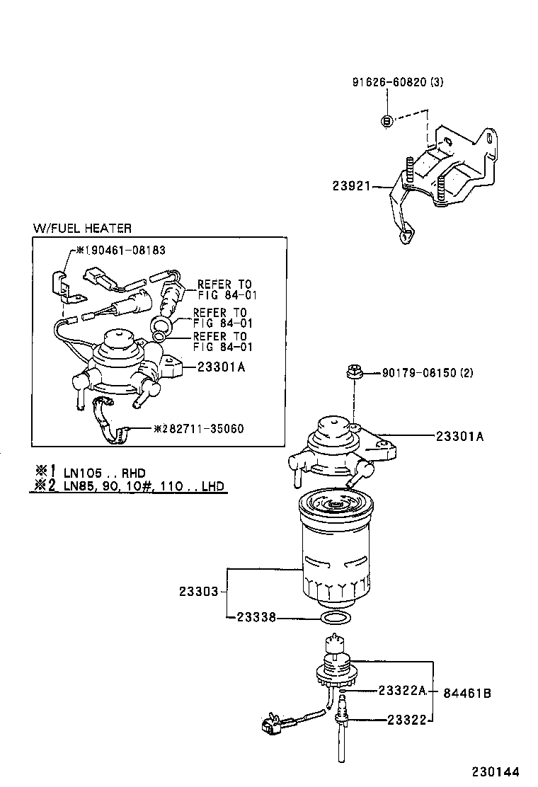 23921-72010 SUPPORT, FUEL FILTER product image