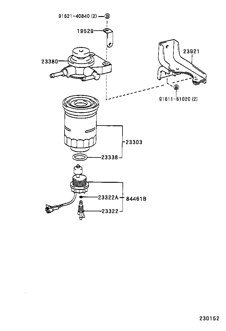 23910-54080 HEATER ASSY, FUEL product image