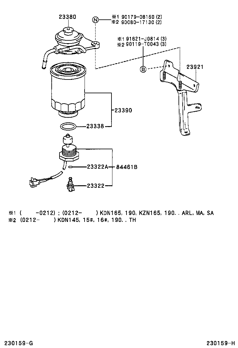 23921-72020 SUPPORT, FUEL FILTER product image