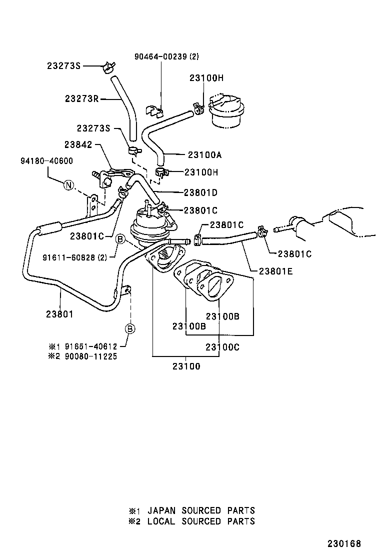 90080-92015 GASKET, FUEL PUMP product image