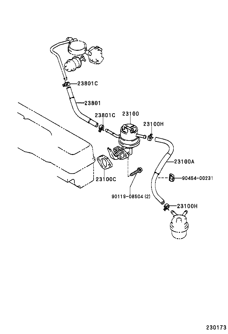 95334-06040 HOSE, FUEL product image