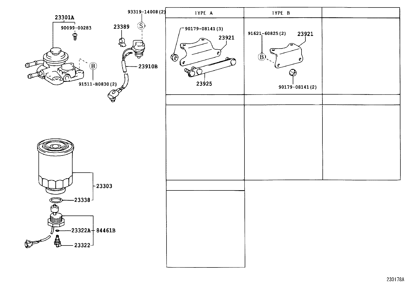 23925-78010 STAY, FUEL FILTER SUPPORT product image