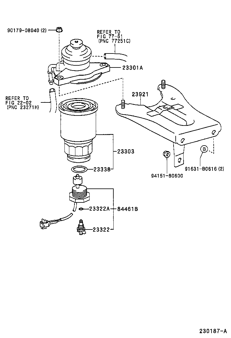 23910-17080 HEATER ASSY, FUEL product image