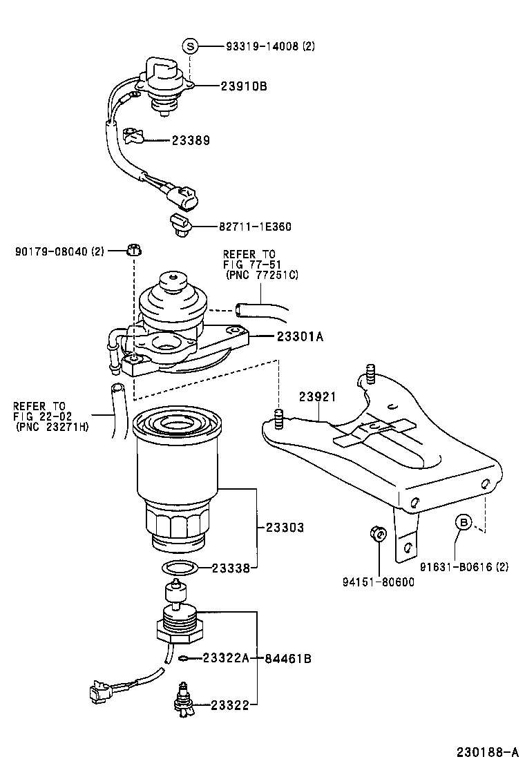 23910-17080 HEATER ASSY, FUEL product image