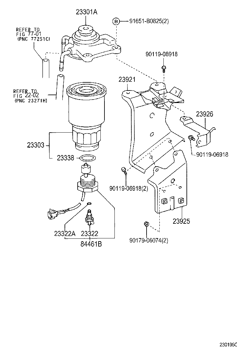 23925-27010 STAY, FUEL FILTER SUPPORT product image