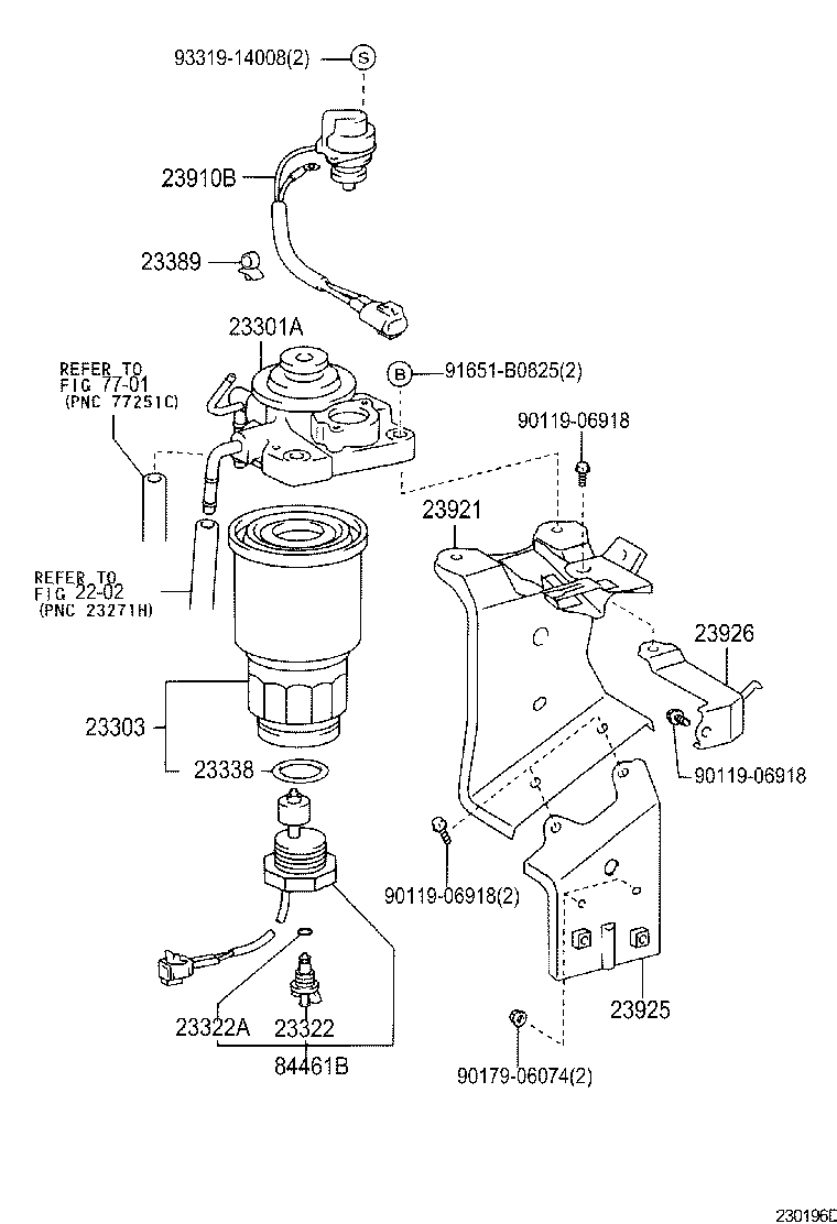 23925-27010 STAY, FUEL FILTER SUPPORT product image