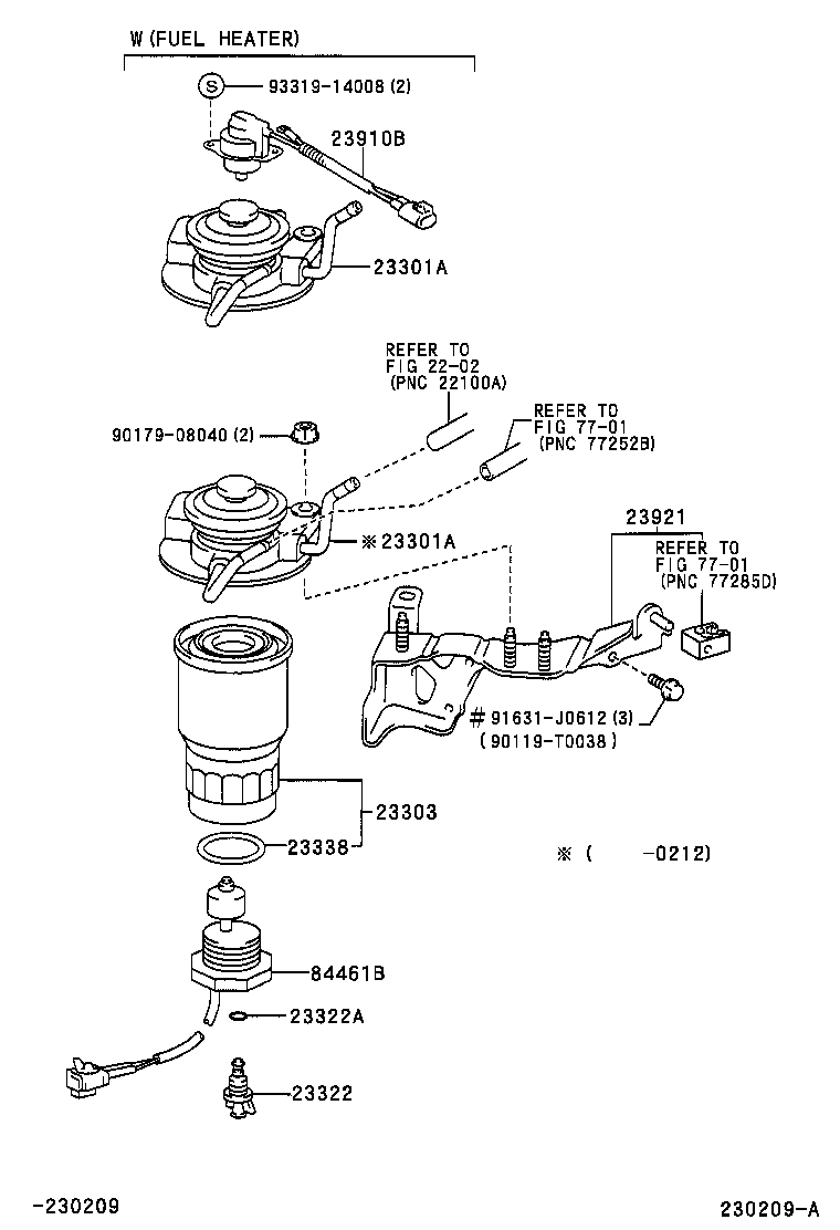 23904-33010 SUPPORT, FUEL FILTER product image