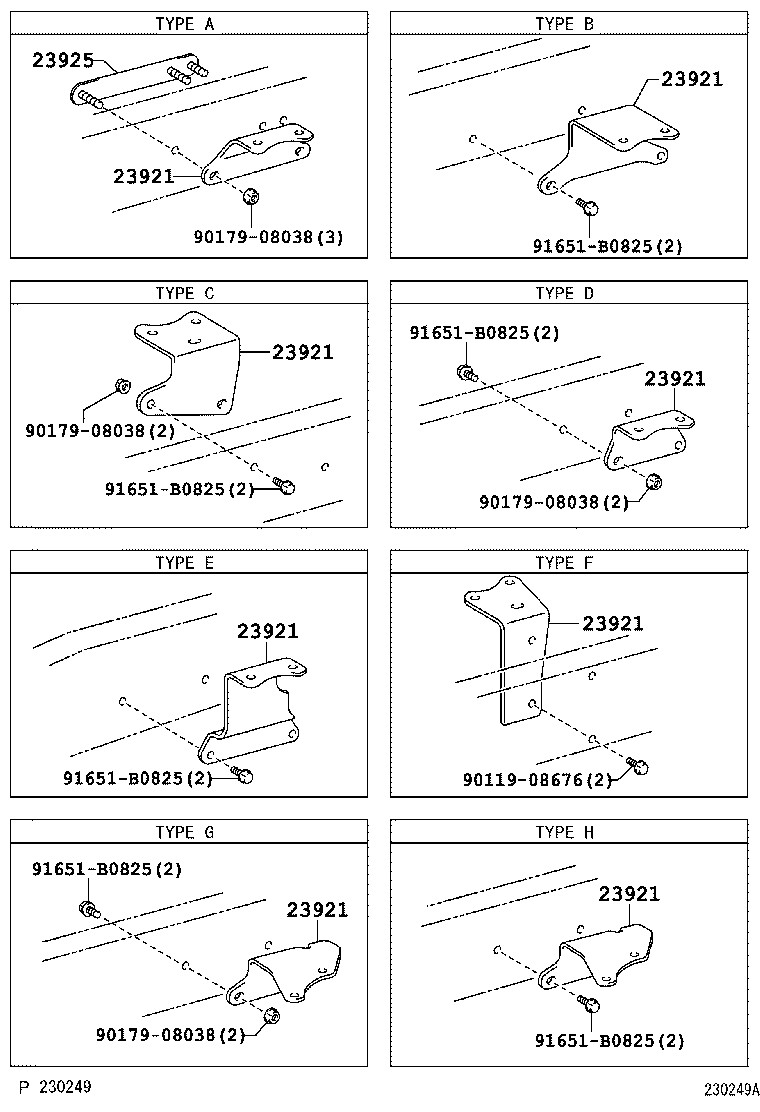 23921-78080 SUPPORT, FUEL FILTER product image