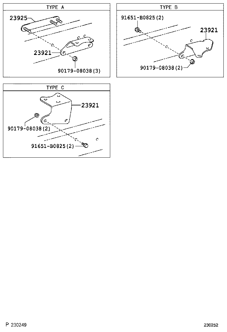 23921-78080 SUPPORT, FUEL FILTER product image
