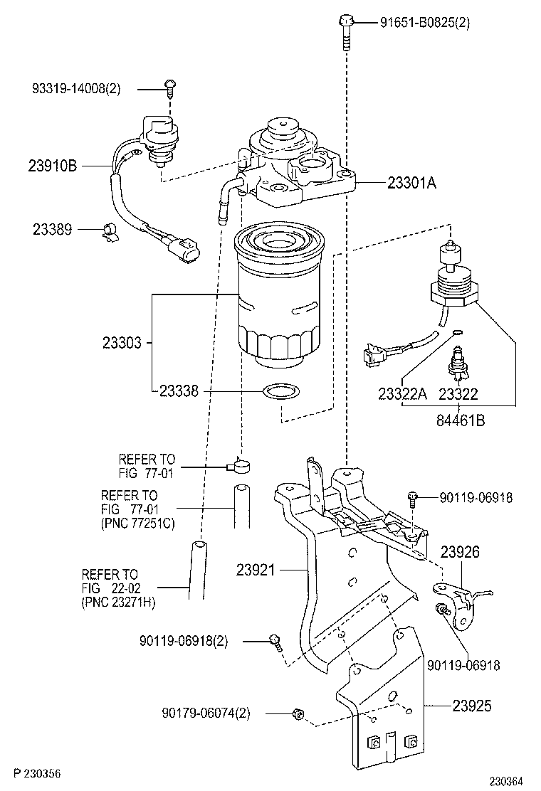 23925-27010 STAY, FUEL FILTER SUPPORT product image