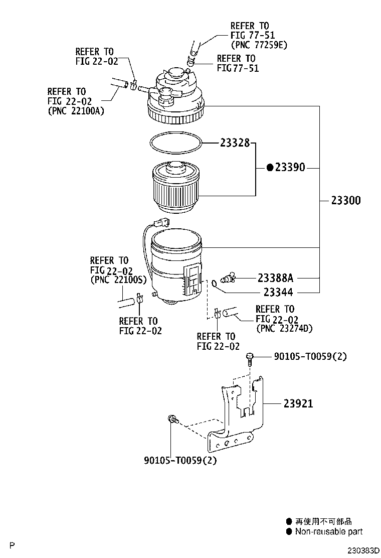 23921-0L040 SUPPORT, FUEL FILTER product image
