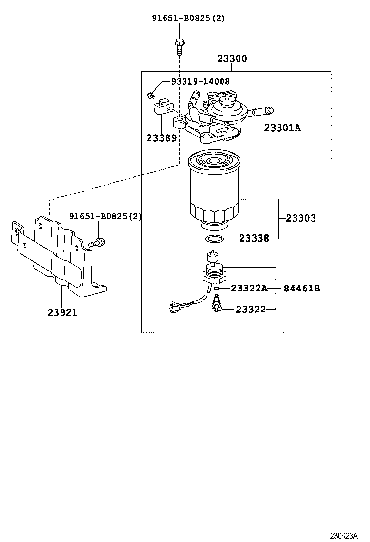 23930-58070 SEDIMENTER ASSY, FUEL product image