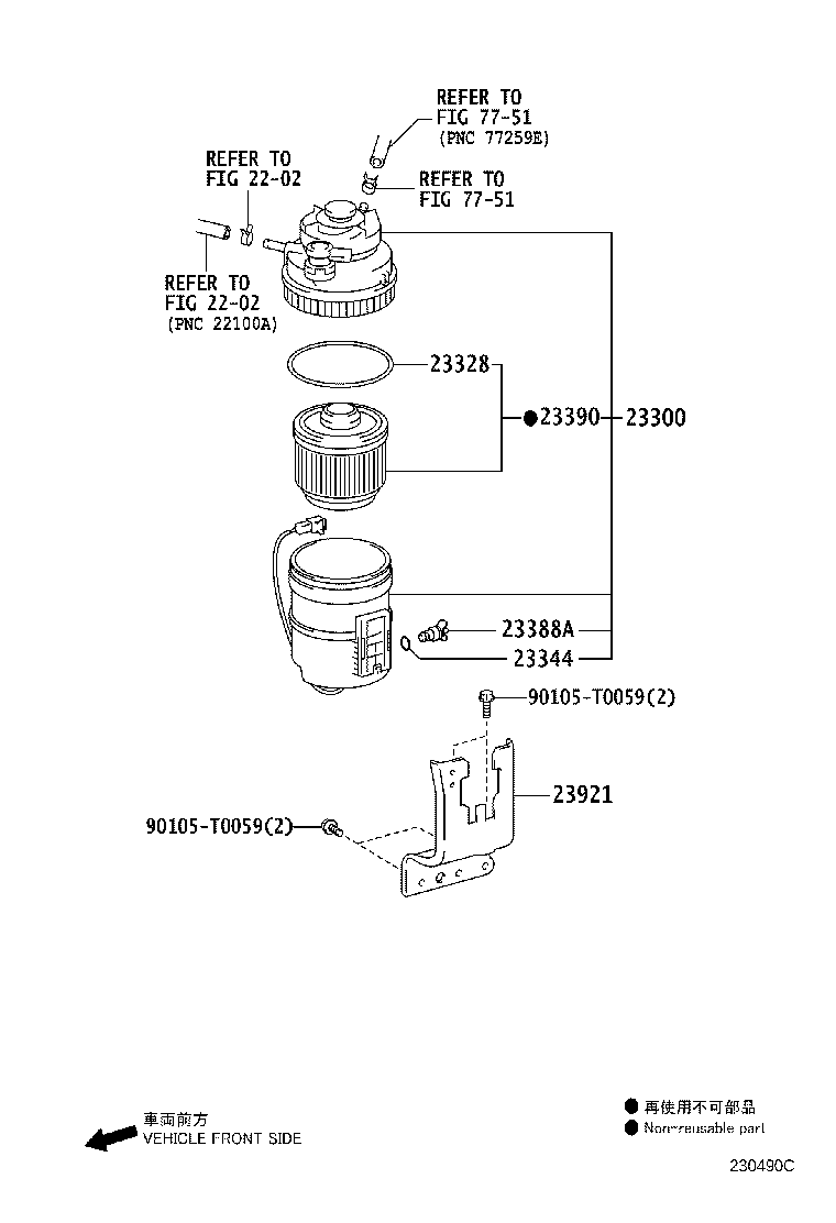 23921-30130 SUPPORT, FUEL FILTER product image