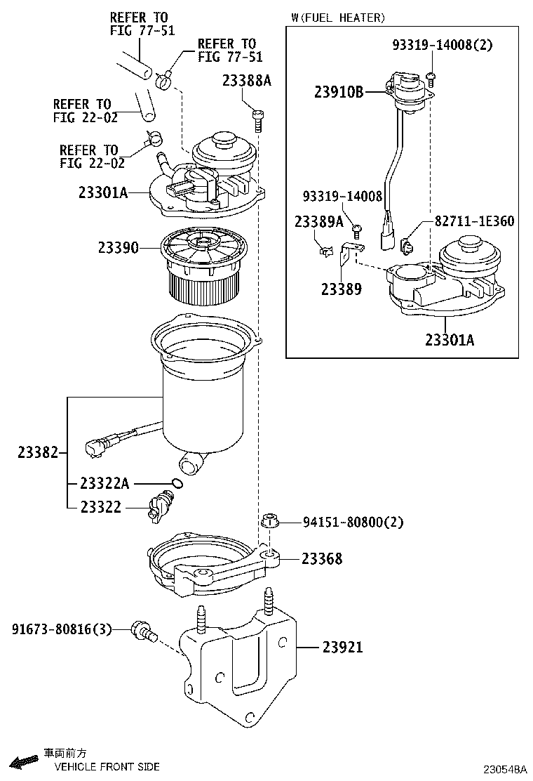23921-11090 SUPPORT, FUEL FILTER product image