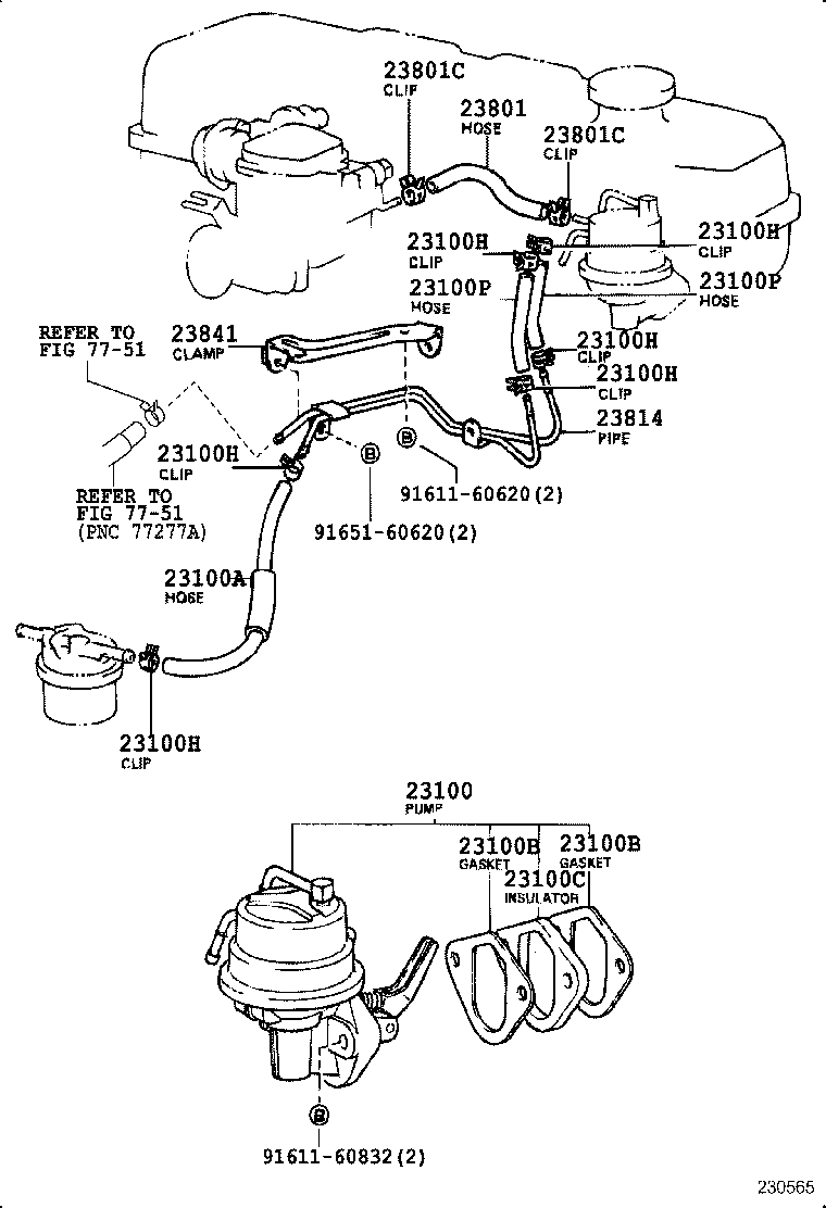 23271-35070 HOSE, FUEL product image