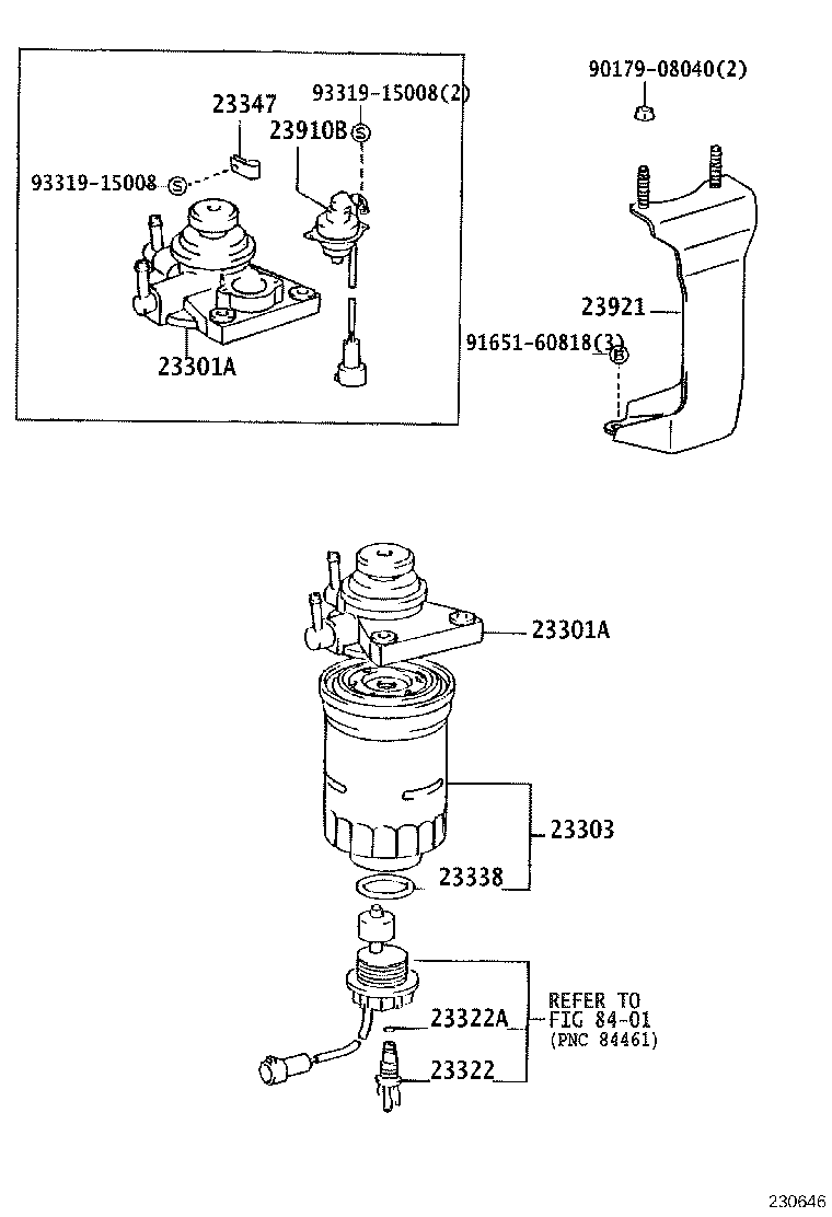 23904-17010 SUPPORT, FUEL FILTER product image