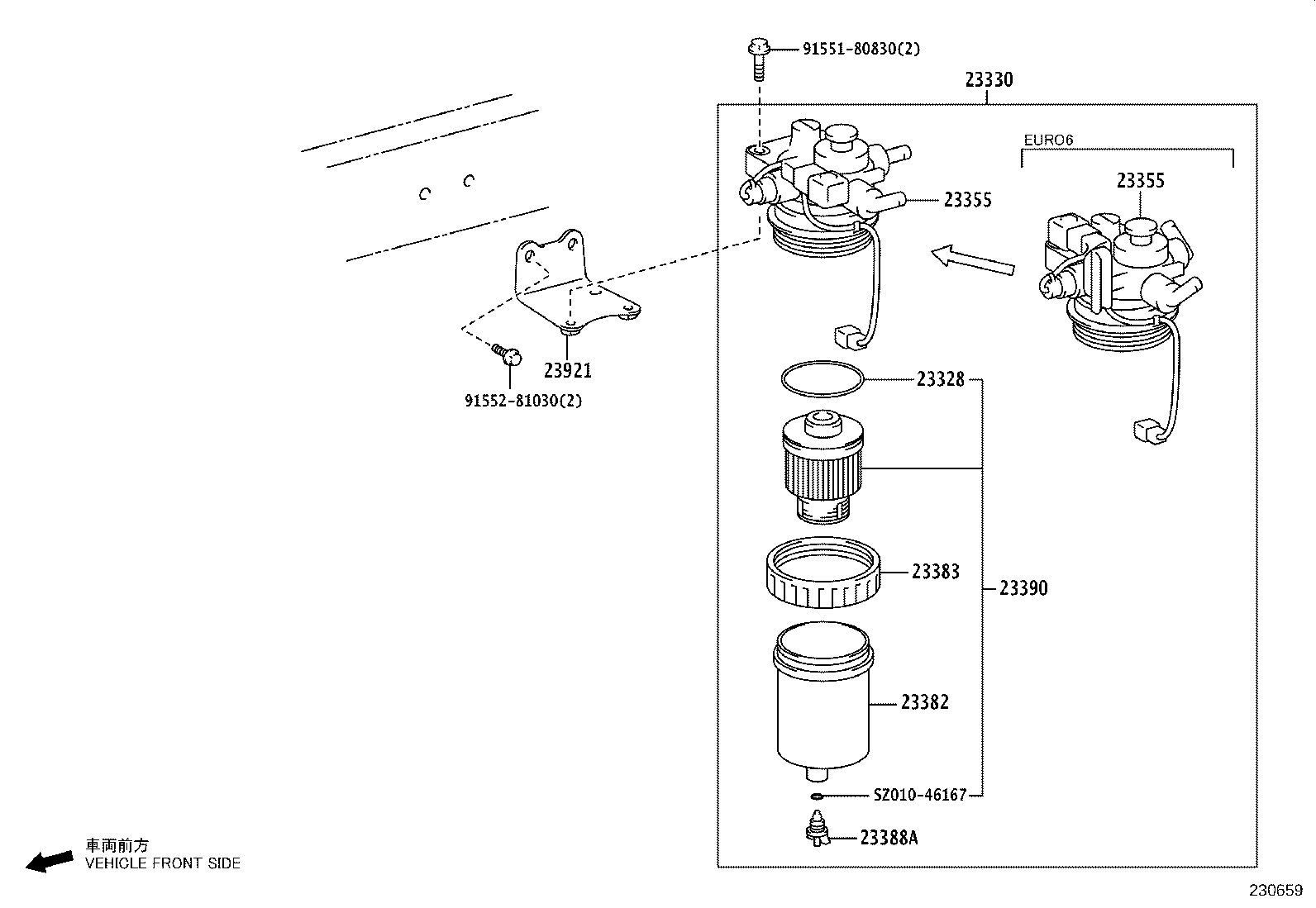 23921-78430 SUPPORT, FUEL FILTER product image