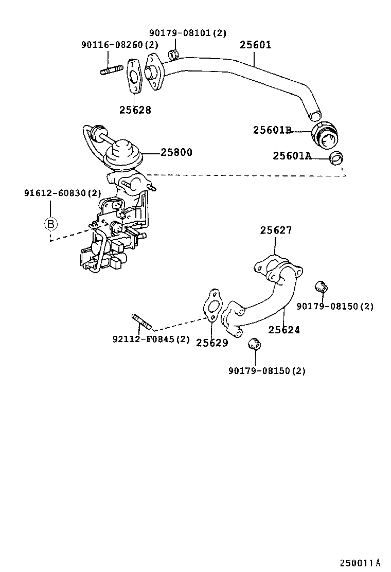 25800-54180 VALVE ASSY, ELECTRIC EGR CONTROL product image