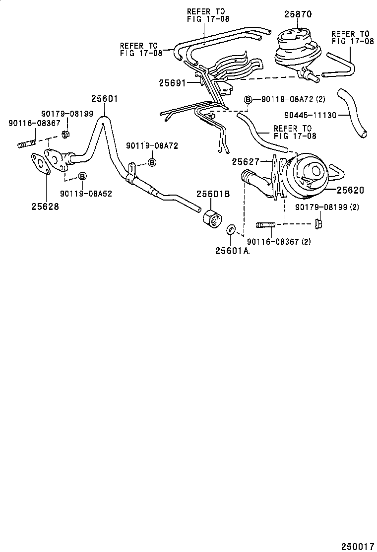 25870-76040 VALVE ASSY, EGR VACUUM MODULATOR product image