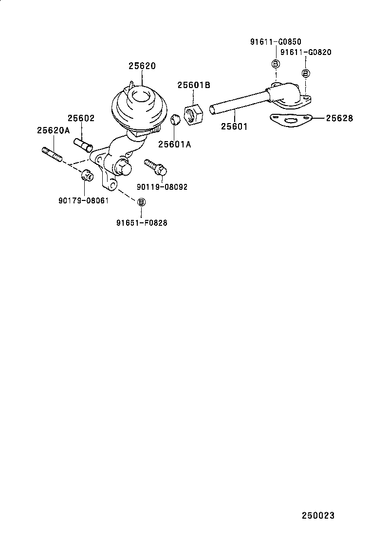 25628-17010 GASKET, EGR INLET product image