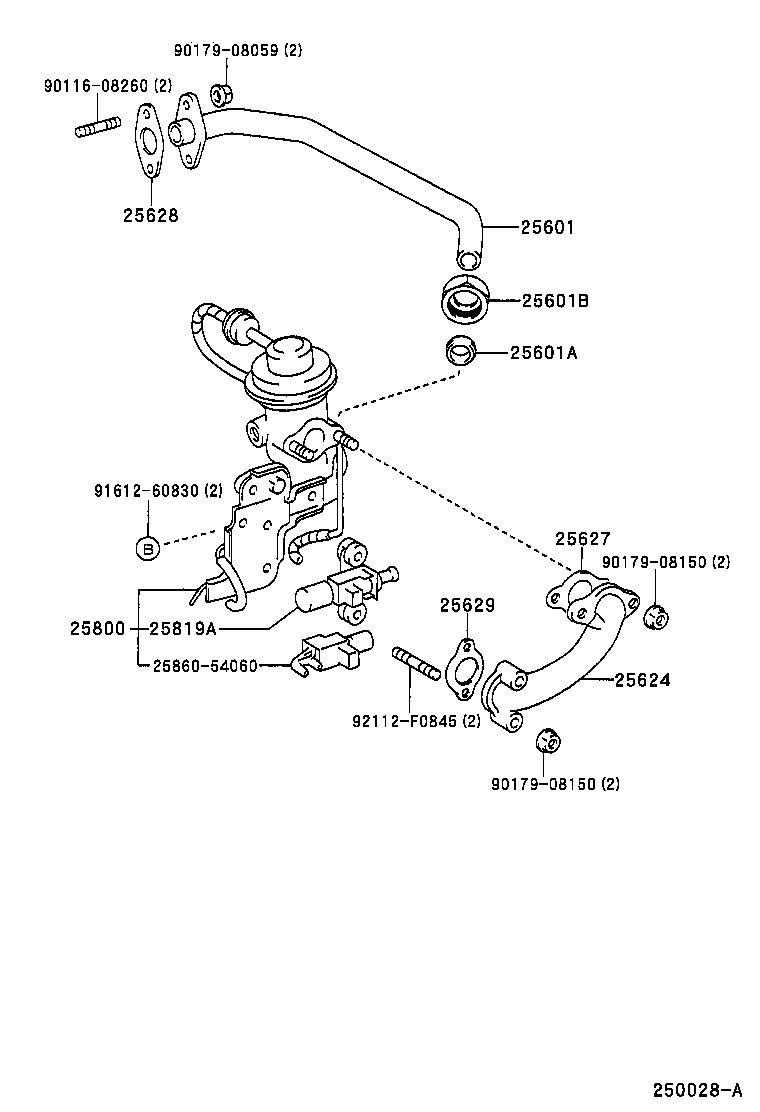 25800-54160 VALVE ASSY, ELECTRIC EGR CONTROL product image
