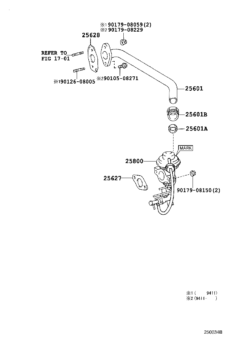 25691-54010 BRACKET, EGR VACUUM MODULATOR product image